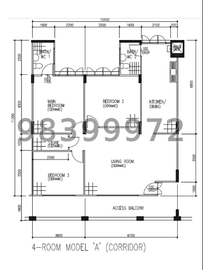 Blk 135 Simei Street 1 (Tampines), HDB 4 Rooms #45678502